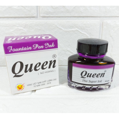 Mực tím Queen 30ml (Mực Viết Máy Queen)